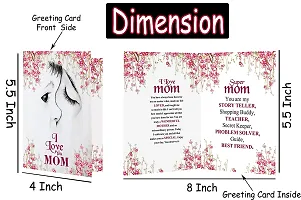 Midiron Mothers Day Chocolate Gifts| | Eye Mask Pink Color | Mother's Chocolate Gift Set | Mom  Birthday Gifts | Greeting Card and Artifical Rose, Chocolate Box 4 piece-thumb3