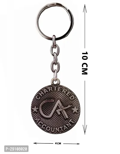 Modern Stainless Steel Key Chain-thumb3