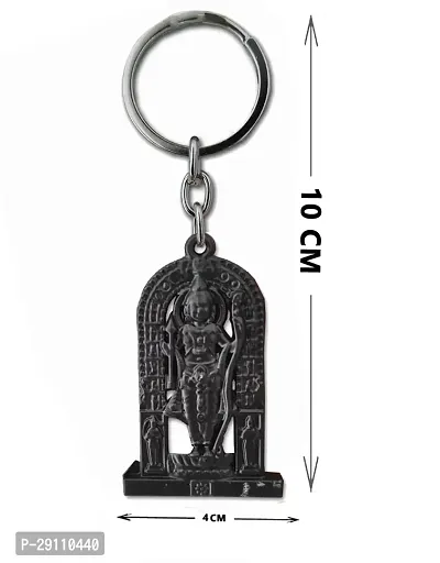 Ram Lala Murti Metal keychain gift-thumb2