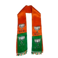 ME  YOU Patka for Men,l Bharatiya Janata Party Gamcha l Gamcha Satin Orange l 57 Inch Size Orange/Green Colour-thumb4