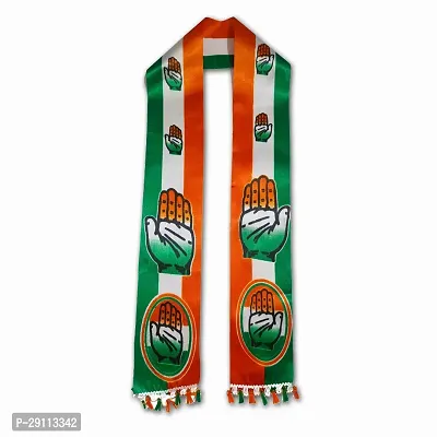 ME  YOU Congress Patka for men l Satin Gamcha Congress, Political Events,Hand logo Printed Patka  l 1 Congress Gamcha