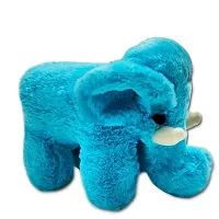 Elephant  Plush Soft Toy Cute Kids  Animal Home Decor Boys/Girls (Sky Blue)-thumb1