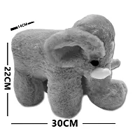 Soft Toy Elephant Teddy for Girl Boy Kids 30x22x14 cm Animal Stuffed Plush Toy-thumb1