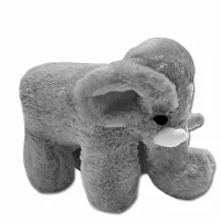 Elephant  Stuffed Animals Grey l Elephant Plushie Cuddly Pillow Gift for Kids-thumb1