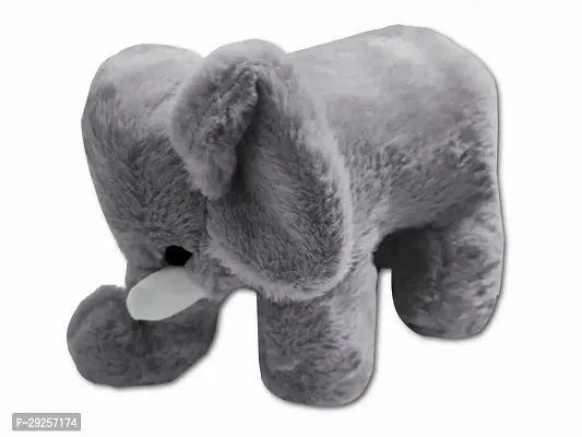 Elephant  Stuffed Animals Grey l Elephant Plushie Cuddly Pillow Gift for Kids-thumb4