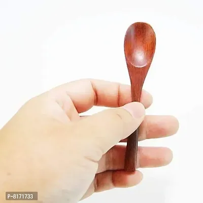 Doon Pure Sheesham Wood Spoons 12 Pcs Size:- 4 inch-thumb2