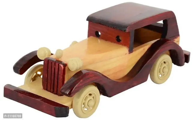 Doon Wooden Vintage Classic Vehicle Car Toy,Wooden Vintage Classic Car Toy for Kids, Unique and Antique Collection for HomeOffice Showpiece-thumb0