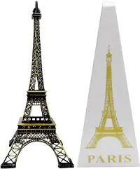 Doon Antique Finish 3D Metal Paris Eiffel Tower Metal Craft Famous Landmark Building Metal Statue, Cabinet, Office, Gifts Decorative Showpiece.-thumb4