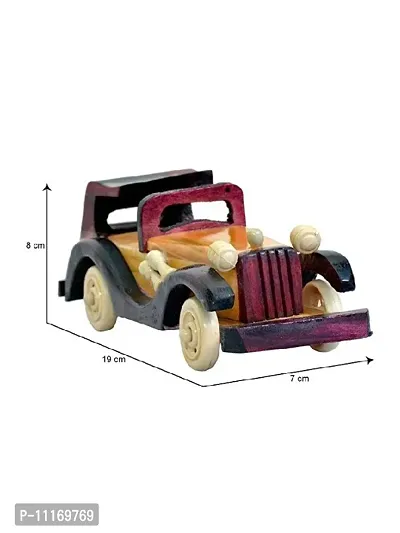 Doon Wooden Vintage Classic Vehicle Car Toy,Wooden Vintage Classic Car Toy for Kids, Unique and Antique Collection for HomeOffice Showpiece-thumb4