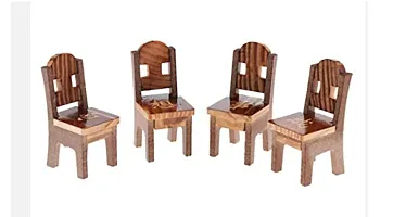 Doon Wooden Miniature Chair and Table Set for Kids/Toy (Only for Kids-thumb4