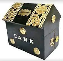 Piggy Bank for Adults Wooden Money Bank Coin Box for Kids with Lock Gifts for Boys, Girls and Adult-thumb3