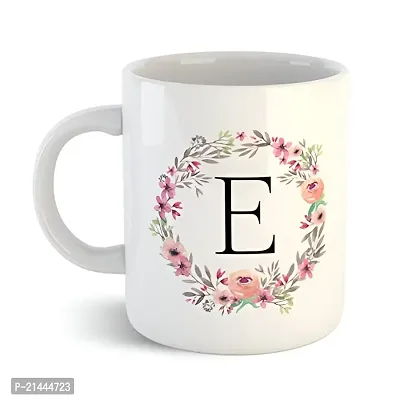 Doon Alphabet E Theme Ceramic Printed Tea and Coffee Mug(325) Birthday Gift,Anniversary Gift