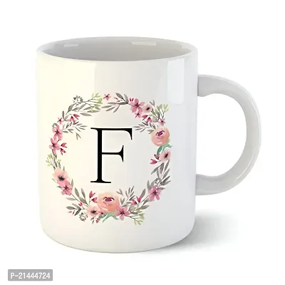 Doon Alphabet F Theme Ceramic Printed Tea and Coffee Mug(325) Birthday Gift,Anniversary Gift