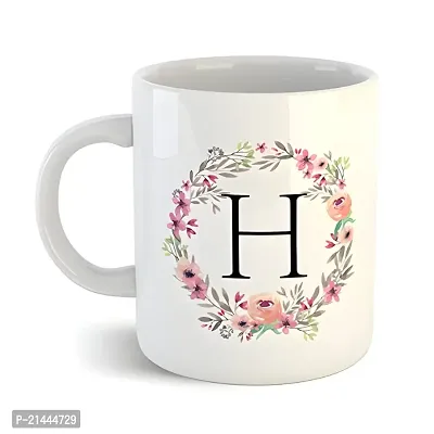 Doon  Alphabet H Theme Ceramic Printed Tea and Coffee Mug(325) Birthday Gift,Anniversary Gift