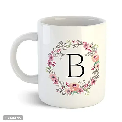 Doon  Alphabet B Theme Ceramic Printed Tea and Coffee Mug(325 Ml) Birthday Gift,Anniversary Gift-thumb3