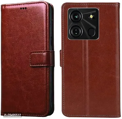 Stylish Artificial Leather Flip Cover Itel A663LC / Itel_A05s-thumb0