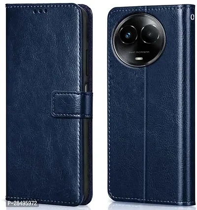 Stylish Artificial Leather Flip Cover Realme RMX3782 / 60x-thumb0