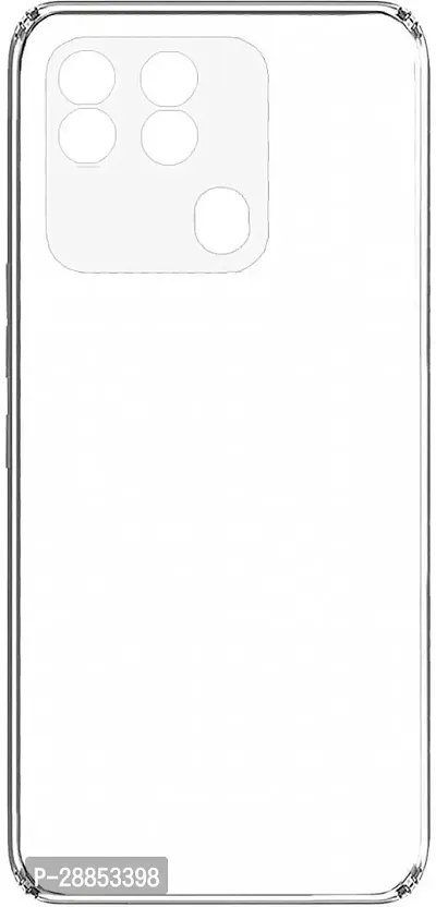 Classy Shock Proof Rubber Back Cover For Redmi 10A Sport - Clear Transparent-thumb0