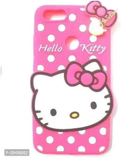 Stylish Rubber Back Cover OPPO CPH1881 (F9) Kitty-thumb0