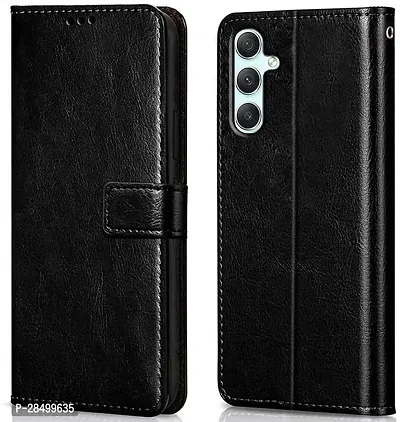 Stylish Artificial Leather Flip Cover SAMSUNG Galaxy M14 5G-thumb0