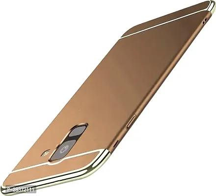 Stylish Yellow Plastic Back Cover for Samsung Galaxy J6 - SM-J600GZ