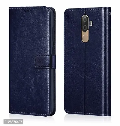 Stylish Artificial Leather Flip Cover Lenovo K8 Plus-thumb0