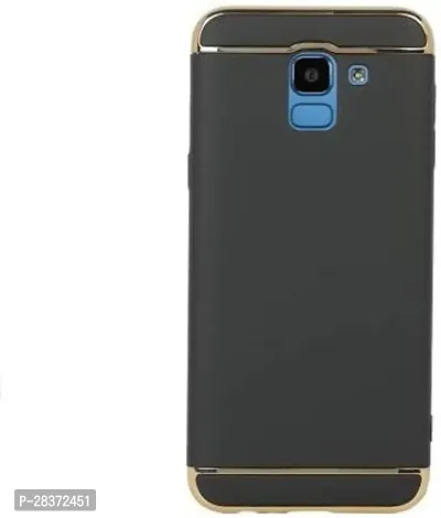 Stylish Black Plastic Back Cover for Samsung On8 - SM-J810 -2018