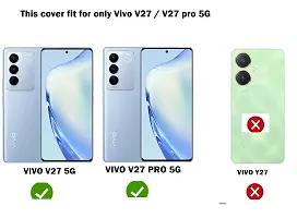 COVERBLACK Vivo V27 5G Combo 2 Flip Cover | Wallet Button Magnetic Leather Case for Vivo V27 5G - Blue / Brown-thumb2