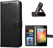 Stylish Artificial Leather Flip Cover For Smartphone-thumb1