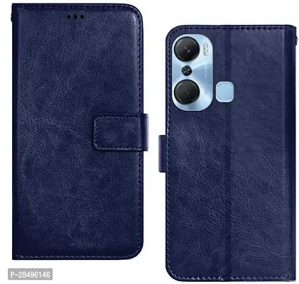 Stylish Artificial Leather Flip Cover Infinix  Hot 12Pro