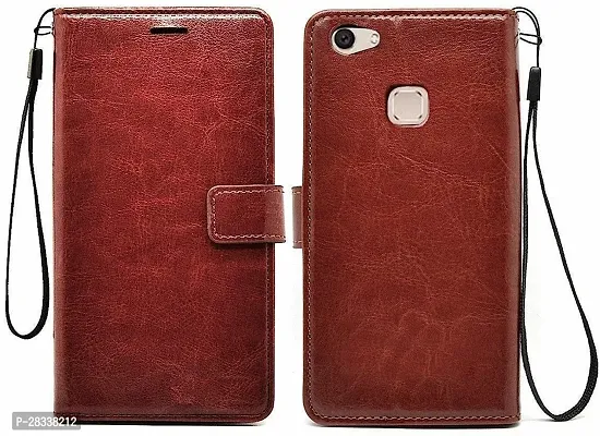 Stylish Artificial Leather Flip Cover For Smartphone