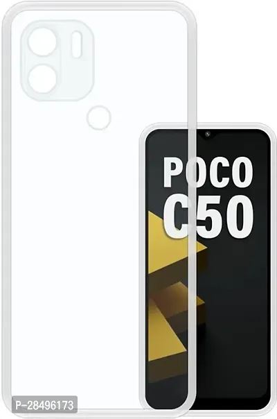 Stylish Silicon Back Cover MI POCO_C50