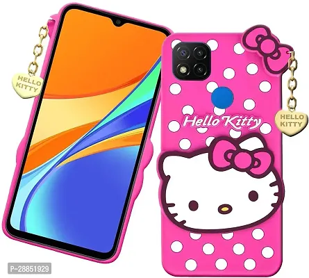 Classy Waterproof Rubber Back Cover For Redmi 9 Activ - Pink-thumb0