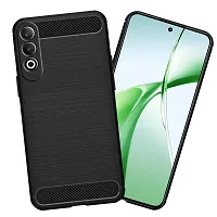 COVERBLACK Silicon Hybrid Matte Rubber Case Back Cover for OnePlus Nord CE4 5G - Black-thumb1