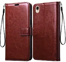 Stylish Artificial Leather Flip Cover For Smartphone-thumb1