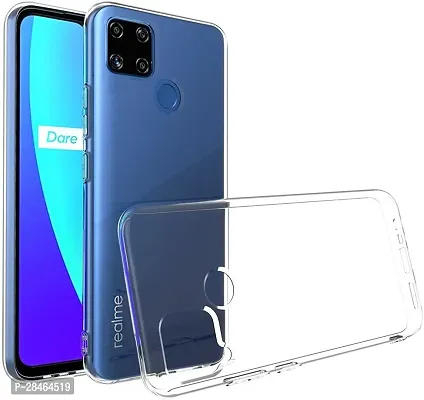 Stylish Rubber Back Cover Realme C25-thumb0