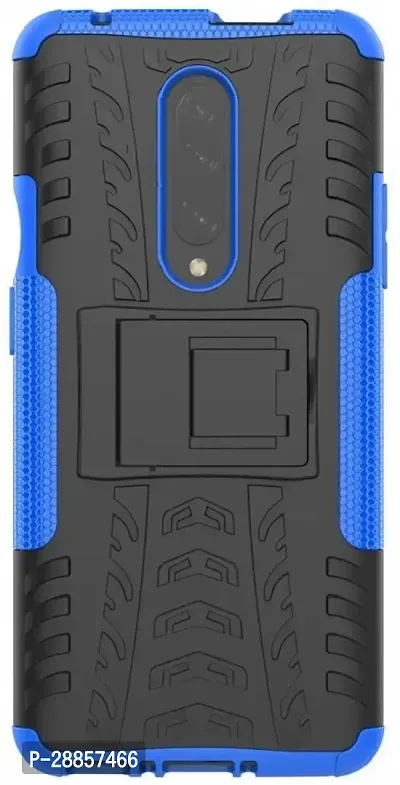 COVERBLACK Grip Case Rubber::Plastic Back Cover for OnePlus GM1911 / 1+7 Pro - Black::Blue