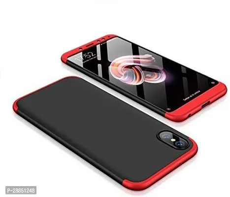 COVERBLACK Dual Protection Plastic Back Cover for Vivo 1804 / Vivo V11 Pro - Red-thumb0