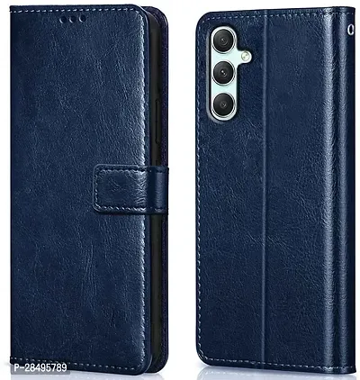 Stylish Artificial Leather Flip Cover SAMSUNG M14 5G - SM-M146B-thumb0