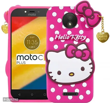 Classy Waterproof Silicon Back Cover For Motorola Moto C Plus - Dark Pink-thumb0