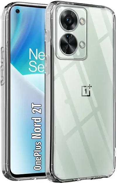 RRTBZ Soft Silicon TPU Case Cover Compatible for OnePlus Nord 2T 5G / 1+Nord 2T Transparent