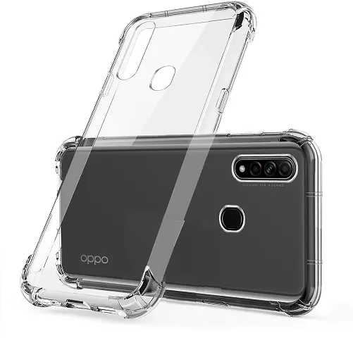 CELZO 4 Side Full Protection Back Cover Case for LG W30 - (Transparent)