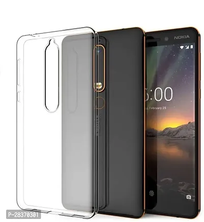 Stylish Nude Rubber Back Cover for Nokia 6.1