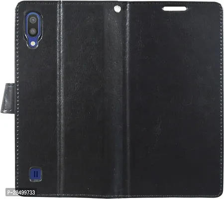 Stylish Artificial Leather Flip Cover Samsung Galaxy M10 - M105F-thumb0