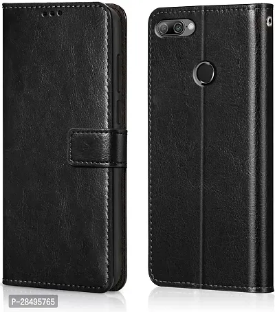 Stylish Artificial Leather Flip Cover Huawai Honor 9N-thumb0