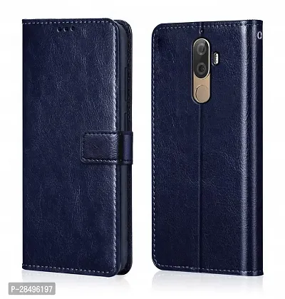 Stylish Artificial Leather Flip Cover Lenovo K8 Note-thumb0