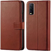 Stylish Artificial Leather Flip Cover For Smartphone-thumb1