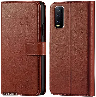 Stylish Artificial Leather Flip Cover For Smartphone-thumb2