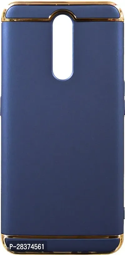 Stylish Blue Plastic Back Cover for Oppo F11-thumb0