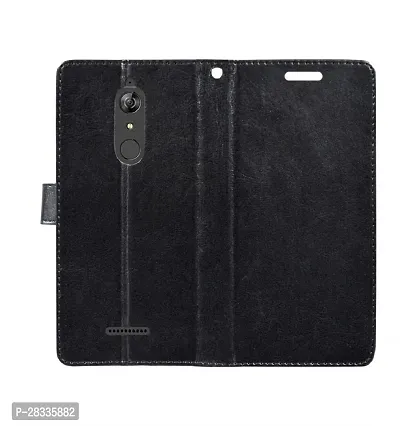 Stylish Artificial Leather Flip Cover For Smartphone-thumb2